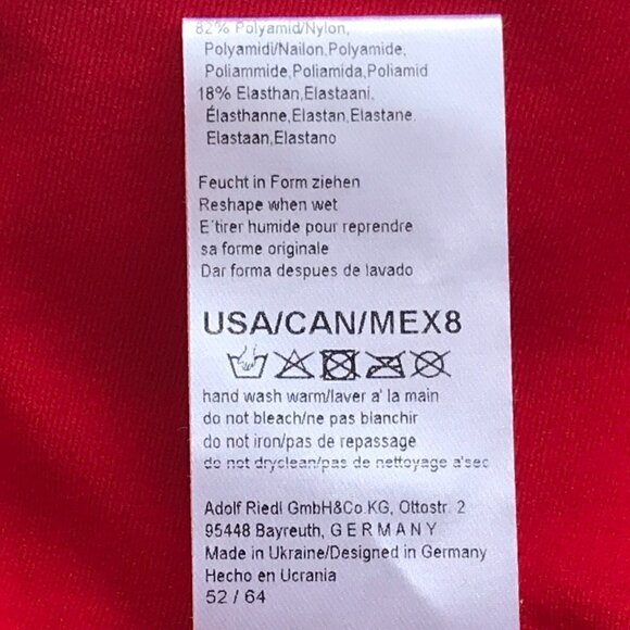 SUNFLAIR Bathing Suit & Dress/Skirt/Cover Up, 2 pces red blue gold brown 8/10 D - Picture 14 of 16